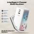 Promate Power Tower 70W multi-port Charging Station dual PD70W USB-C ports, a 30W QC 3.0 port and four universal 2500W Charging Station with Quad AC Sockets